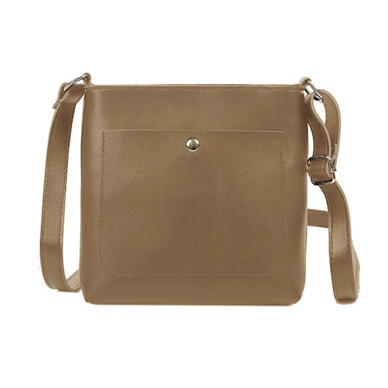 Túi Da PU Đeo Chéo Thời Trang Vintage Cho Nữ