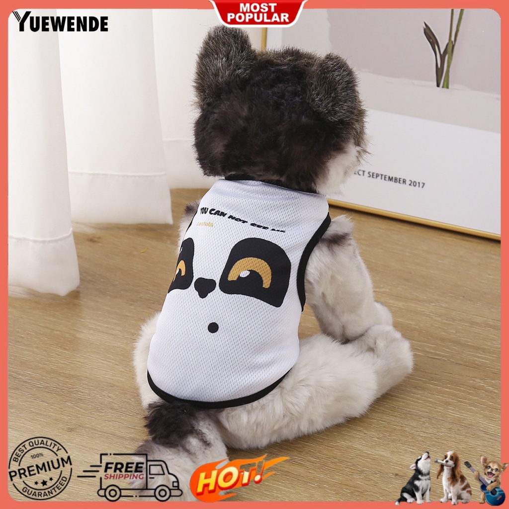 Áo Thun Ba Lỗ Thoải Mái In Họa Tiết Động Vật Dễ Thương Dành Cho Thú Cưng