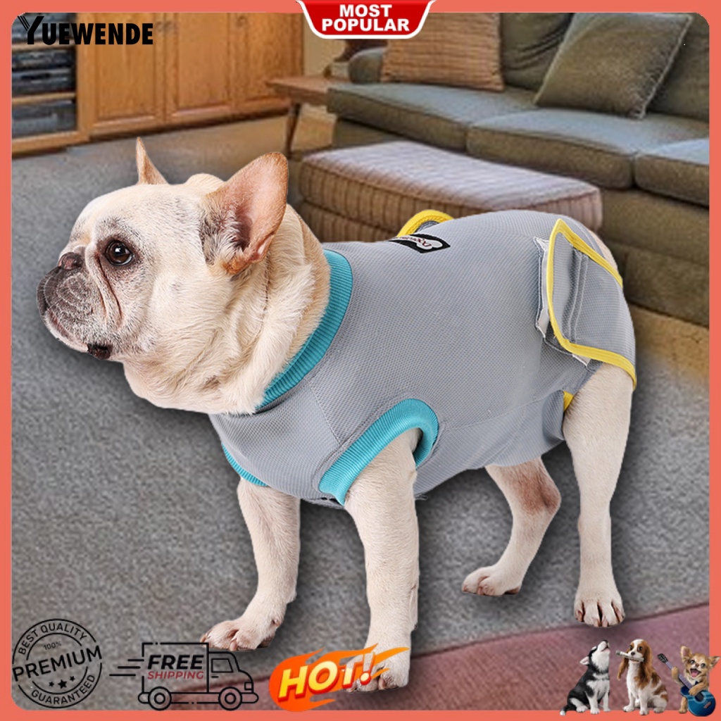 Bộ Áo Liền Quần Phẫu Thuật Chống Nhấp Nháy Thoải Mái Cho Thú Cưng