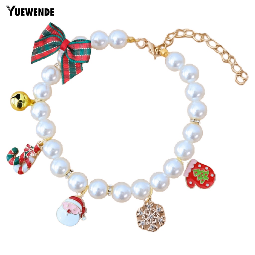 Vòng Cổ Đính Nơ Trang Trí Giáng Sinh Cho Thú Cưng