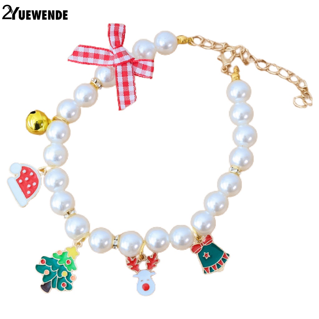 Vòng Cổ Đính Nơ Trang Trí Giáng Sinh Cho Thú Cưng