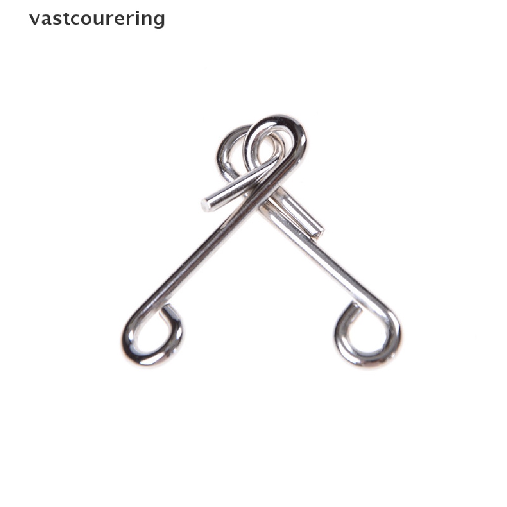 Set 7 Đồ Chơi Mở Khóa 3D Bằng Kim Loại Nhiều Họa Tiết Phát Triển IQ