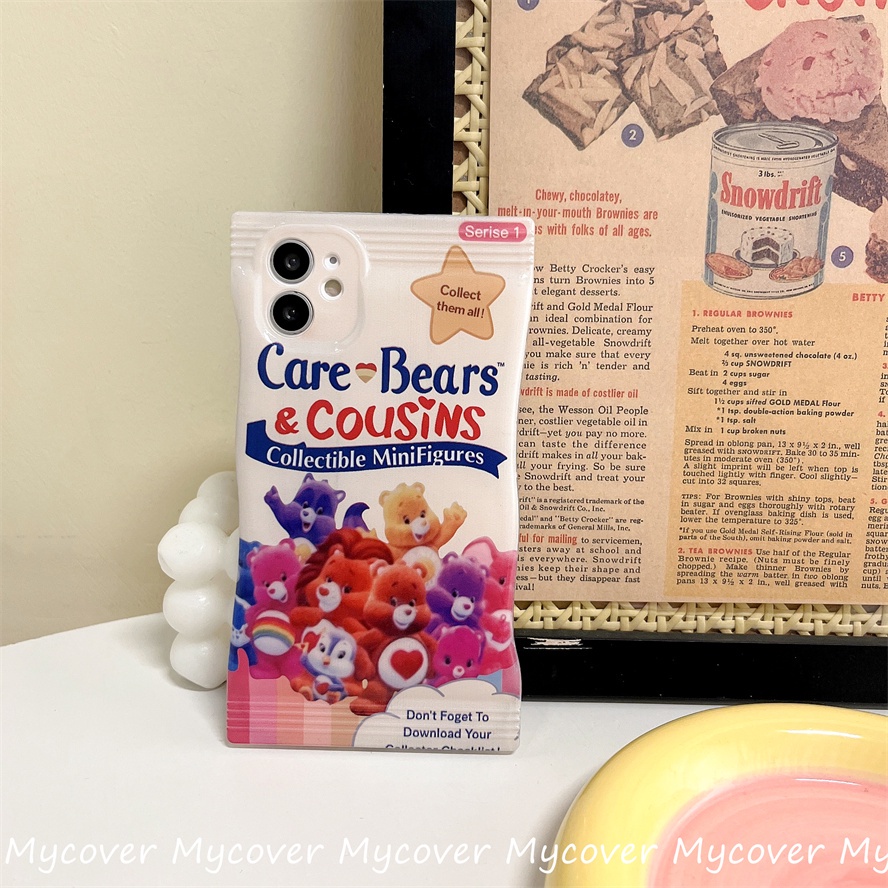 Ốp Điện Thoại Silicon Mềm Họa Tiết Nhân Vật Hoạt Hình Gấu Cho iPhone 14 13 12 11 Pro Max X XR Xs Max 6 7 8 Plus SE 2020