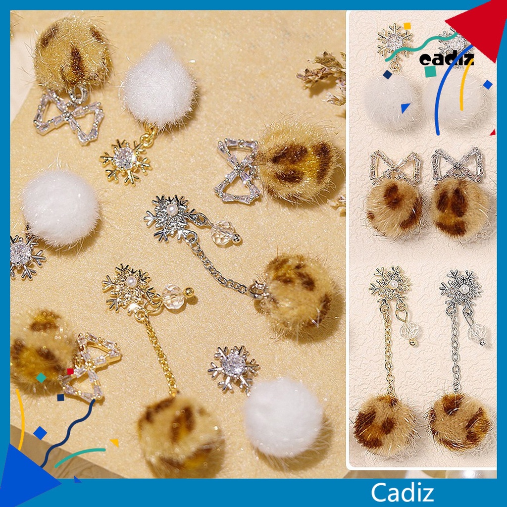 Bộ Phụ Kiện Trang Trí Móng Tay Nghệ Thuật Hình Bông Tuyết Ba Chiều Lấp Lánh Chống Rơi DIY