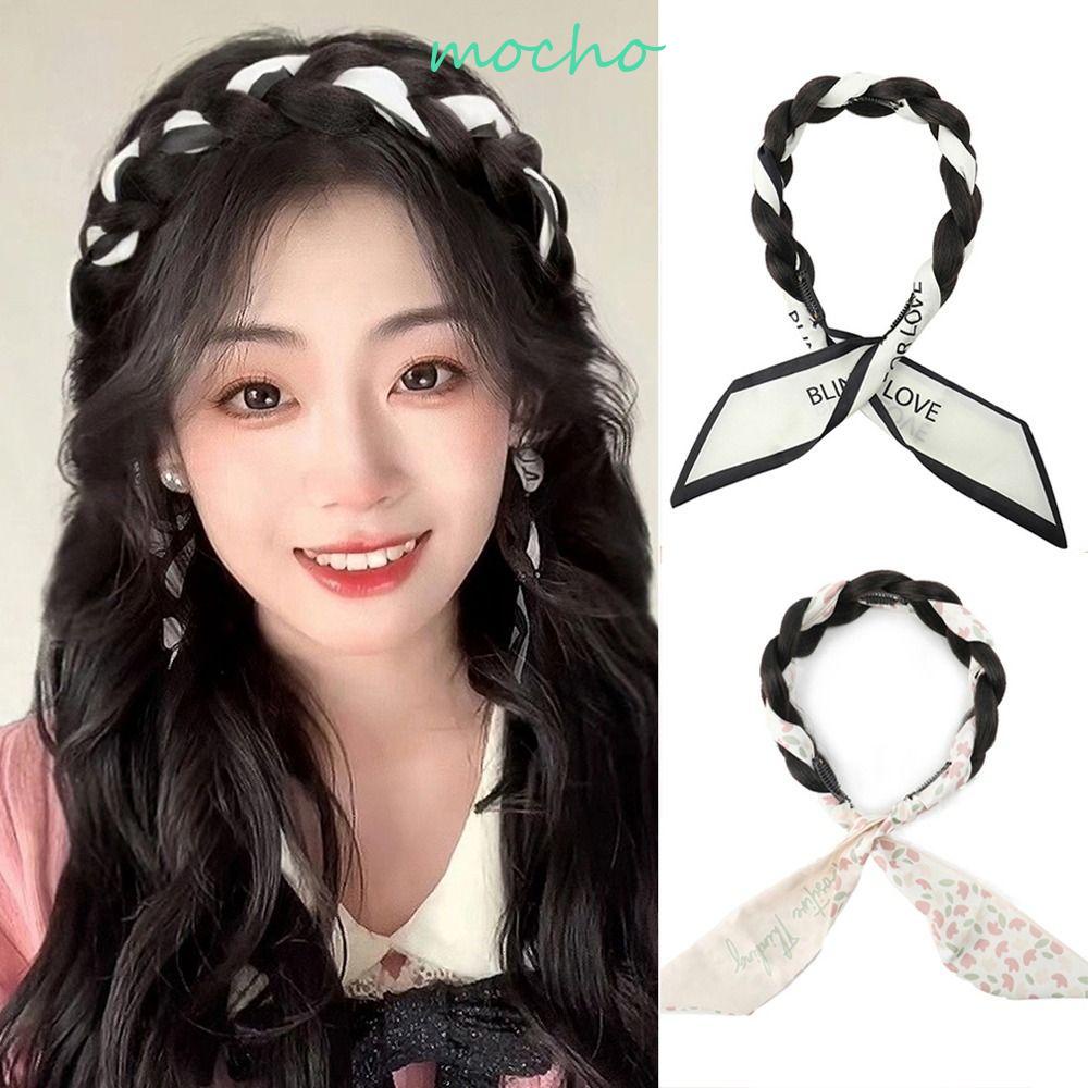 Cài Tóc Giả Bằng Sợi Tổng Hợp Màu Đen / Hồng Phong Cách Bohemian Dễ Thương