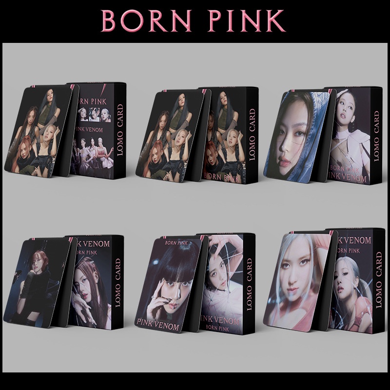 Hộp Lomo Born Pink Venom Blackpink album mới 30 card bo gócThẻ LOMO bo góc