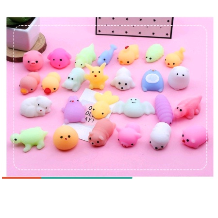 Thú mochi xả stress - Đồ chơi thú mochi squishy