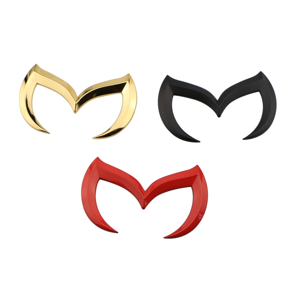 Miếng Dán Logo 3D Trang Trí Xe Hơi Mazda 3 6 Mazdaspeed CX Miata