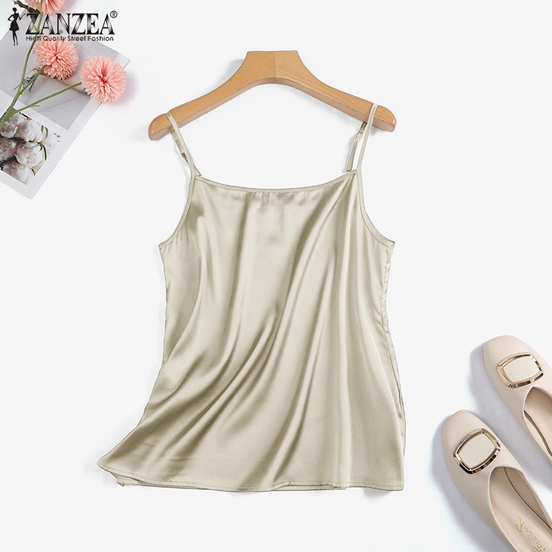 Áo nữ ZANZEA không tay cổ vuông thời trang quyến rũ