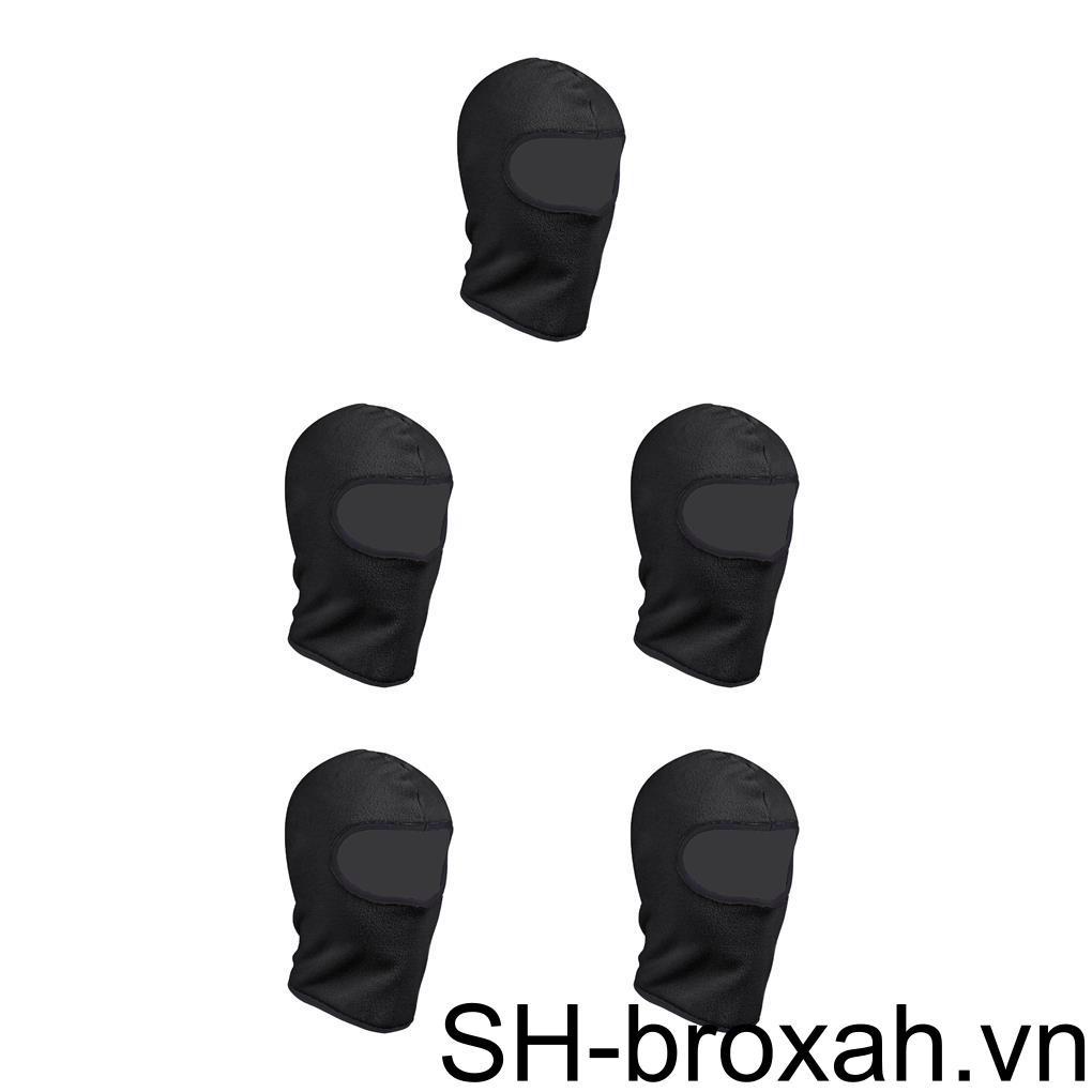 Set 1 / 2 / 3 / 5 Tấm Che Mặt Bảo Vệ Cổ Chống Nắng Chất Liệu Lông Cừu Dày Dặn Màu Sắc Đơn Giản Tiện Dụng Cho Xe
