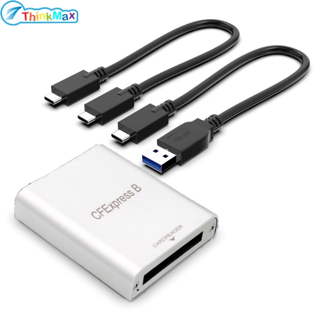 Thinkmax!!Đầu đọc thẻ nhớ Thinkmax!!Cfexpress Type B Usb3.1 Gen2 10Gbps 1DX3 LED