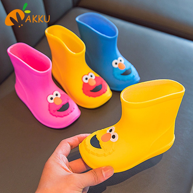 Giày Bốt Đi Mưa Chống Trượt Chống Thấm Nước In Hoạt Hình Dễ Thương Cho Bé