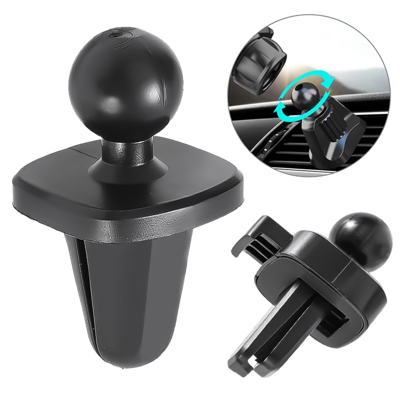 Giá Đỡ Điện Thoại Gắn Xe Hơi Đầu Bi 17mm Chống Trượt Có Thể Xoay Được