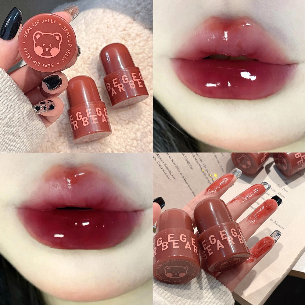 Son Bóng Dạng Lỏng 6 Màu Sắc Tùy Chọn Lâu Trôi Dưỡng Ẩm Chống Thấm Nước Không Dính Ly