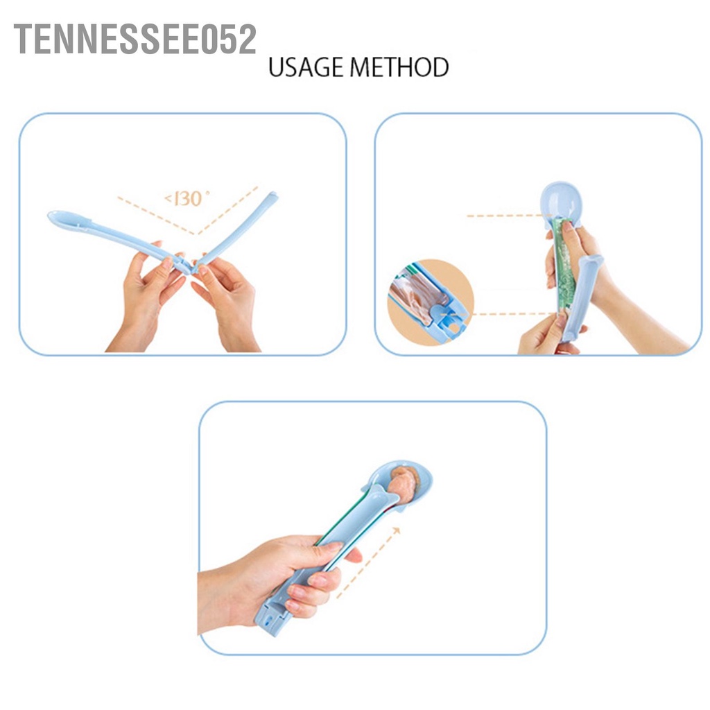Tennessee052 Mèo Dải Bóp Muỗng Nhựa Đa Năng Cho Chó Ăn Xẻng Thức Ướt Đông Lạnh Khô Điều Trị