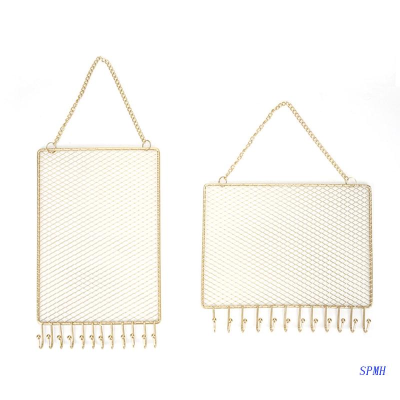 Giá Đỡ Treo Trang Sức / Đồng Hồ / Bông Tai / Vòng Tay Có Móc Gắn Tường