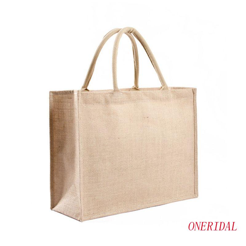Túi Vải Sợi Đay Tự Nhiên Tái Sử Dụng Tiện Lợi Cho Nhà Bếp