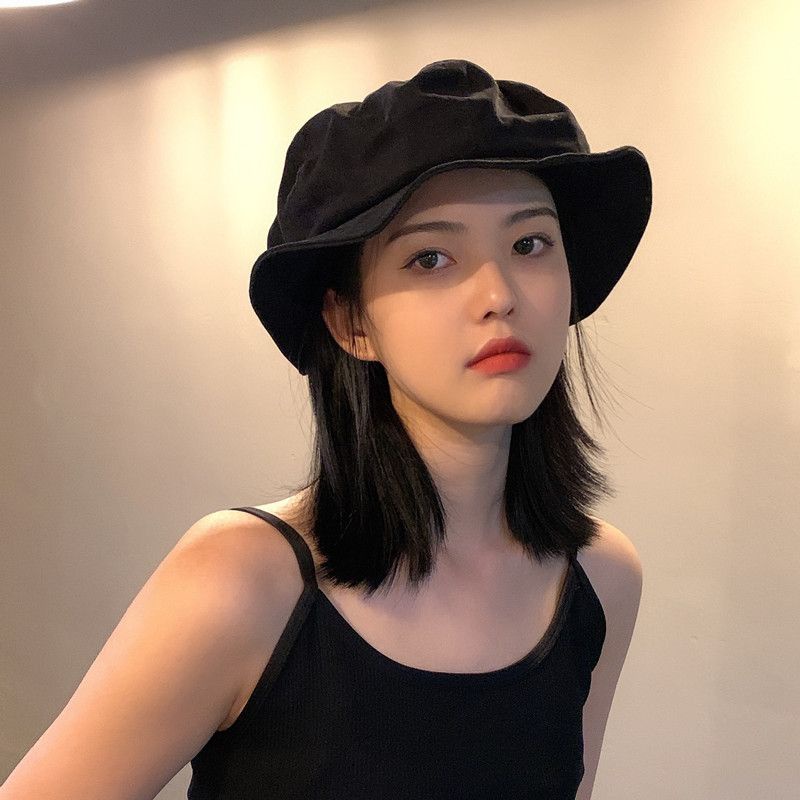 Mũ Bucket Che Nắng Thiết Kế Đơn Giản Thời Trang Theo Phong Cách Nhật Hàn Cho Nữ