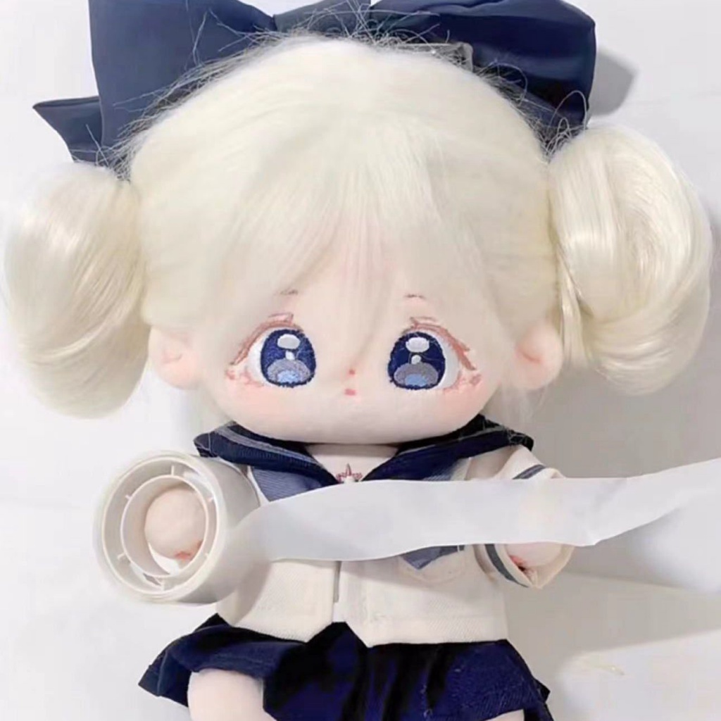 Búp Bê Em Bé Bằng Vải Cotton 20cm Kèm Bộ Xương Tóc Dễ Thương