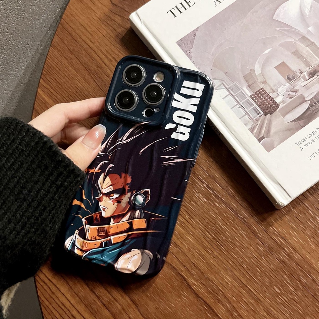 Ốp Điện Thoại PC Cứng Họa Tiết Hoạt Hình Dragon Ball Đơn Giản Chống Rơi Cho iPhone 13 12 11 14 PRO MAX 14 Plus