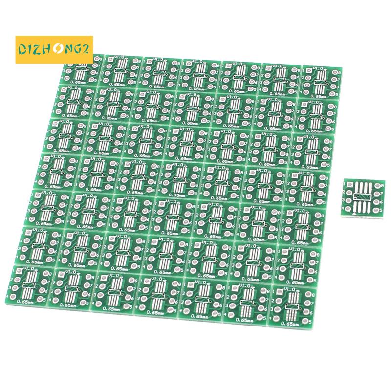 Set 50 Bảng Mạch Chuyển Đổi SOP8 SSOP8 TSSOP8 SMD Sang DIP8 0.65 / 1.27mm