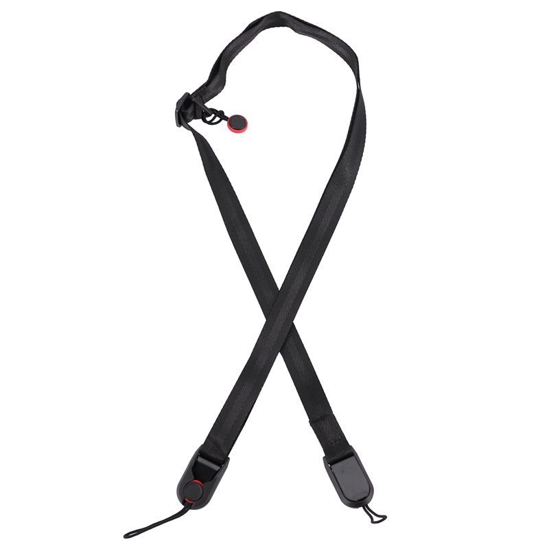 Dây Đeo Máy Ảnh Slr / Dslr Bằng Nylon Màu Đen Tháo Lắp Nhanh Đa Năng