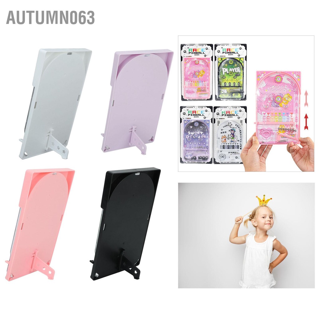 Trò chơi Pinball dành cho trẻ em Cải thiện khả năng phối hợp tay và mắt Trẻ Đồ đua có giá đỡ Autumn063