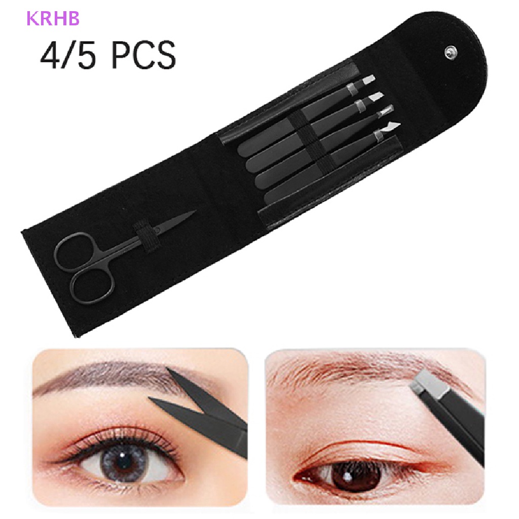 Set 4 / 5 Nhíp Nhổ Lông Mày Trang Điểm Chuyên Nghiệp