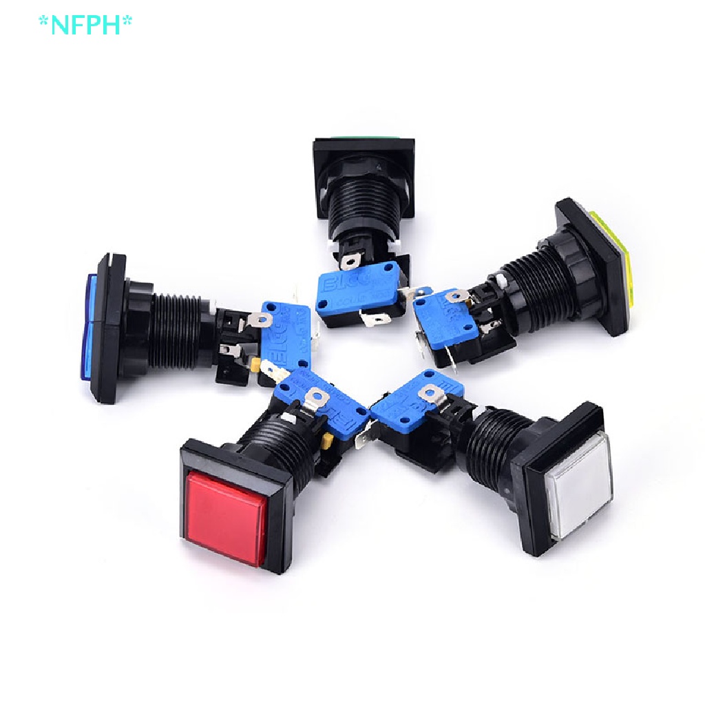 Nút Nhấn 33mm Có Đèn LED Cho Máy Chơi game Mới