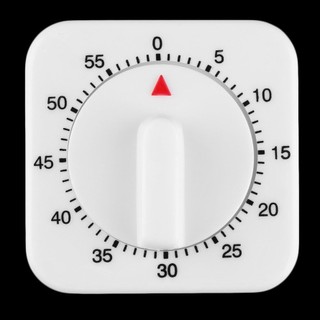Square 60 Minute Mechanical Kitchen Cooking Timer Food Preparation Baking