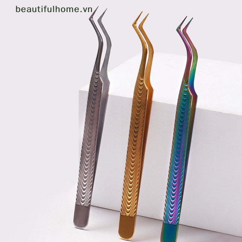 Nhíp Uốn Cong Làm Dài Lông Mi Bằng Thép Không Gỉ