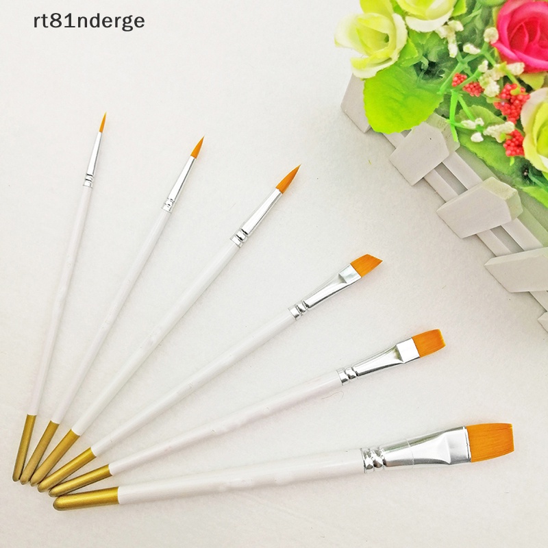 Set 6 Cọ Vẽ Tranh Màu Nước Bằng Acrylic