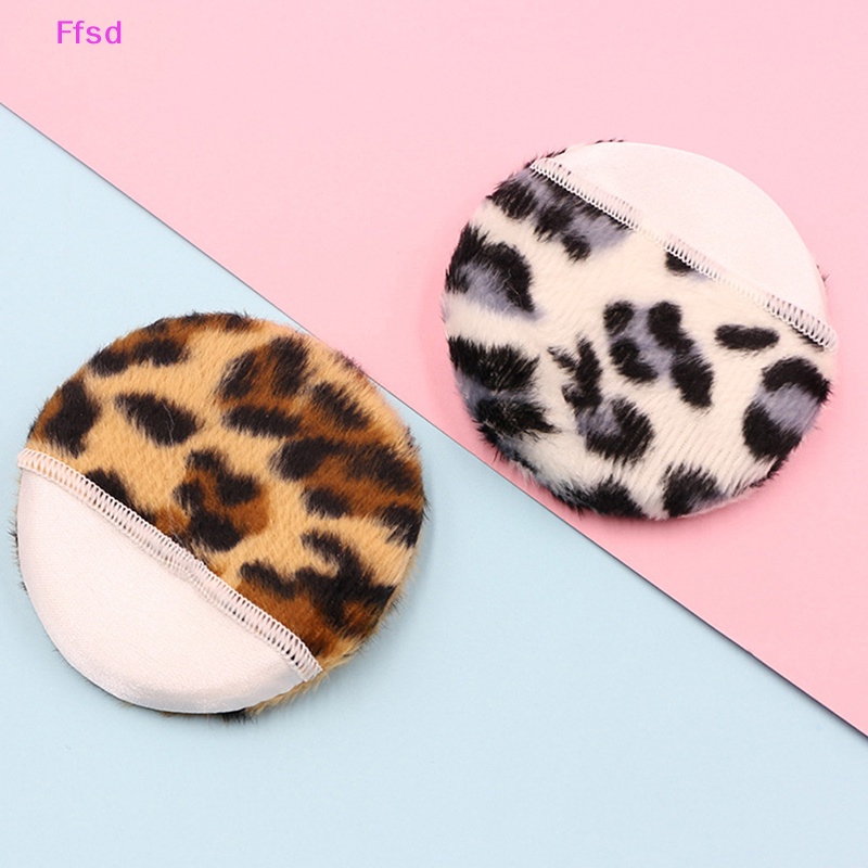 1 Mút Trang Điểm Mini Bằng Cotton Họa Tiết Da Báo