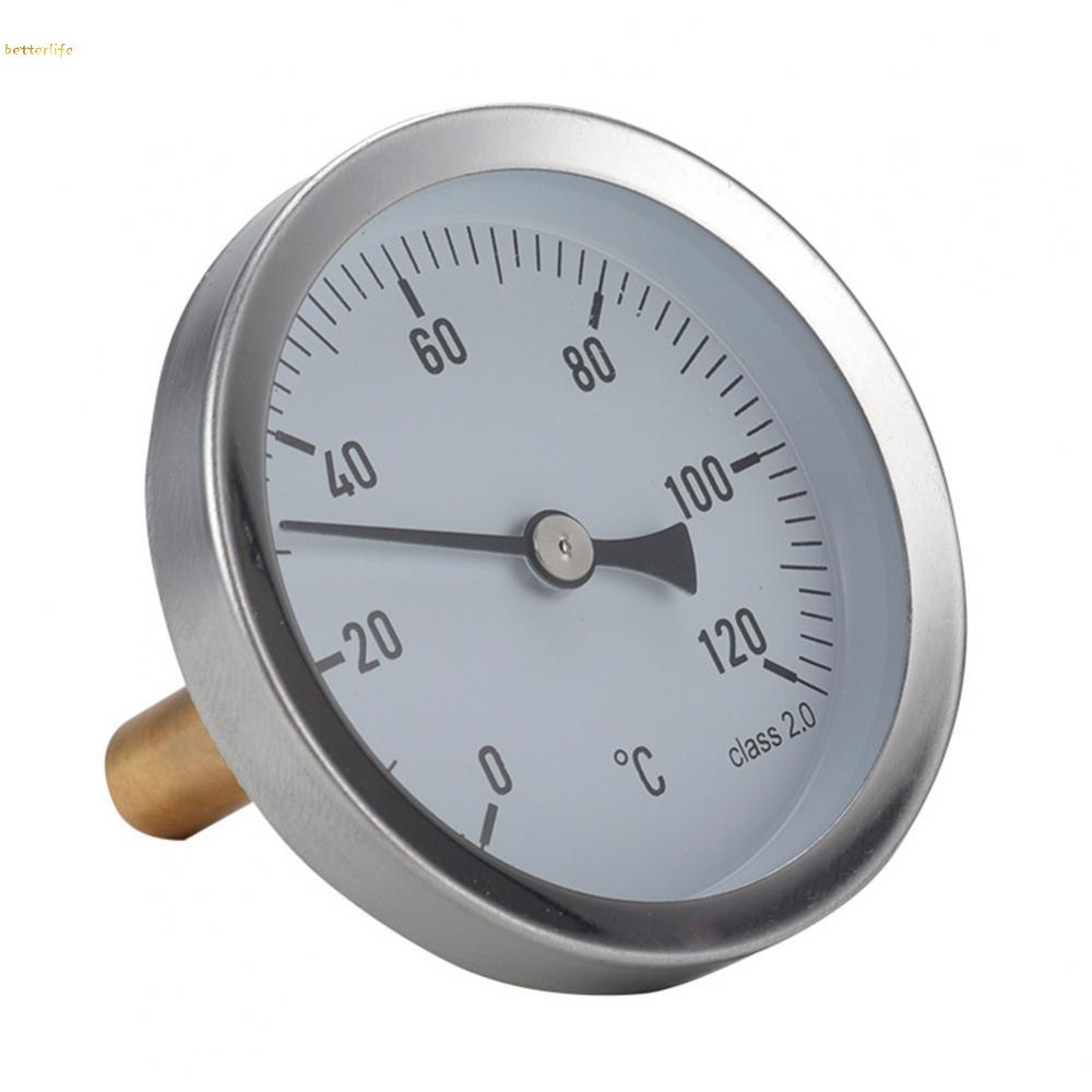 Nhiệt Kế 0-120°Phụ Kiện C 120 Chất Lượng Cao°Máy Sưởi Ấm Trung Tâm Bằng Thép Không Gỉ C Analog Bimetal Bimetal