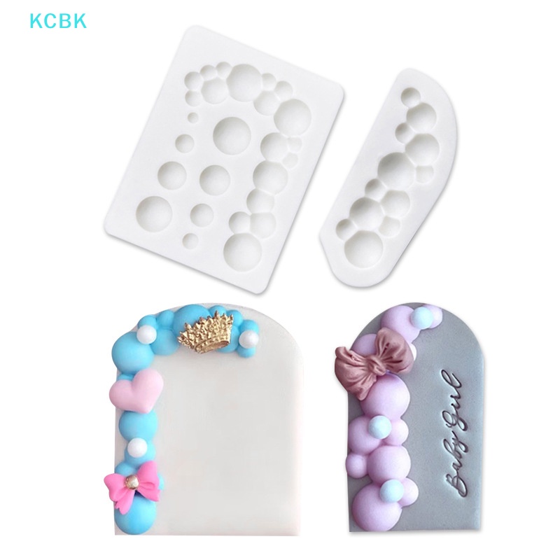 1 Khuôn Silicone Làm Bánh Hình Bong Bóng Thời Trang