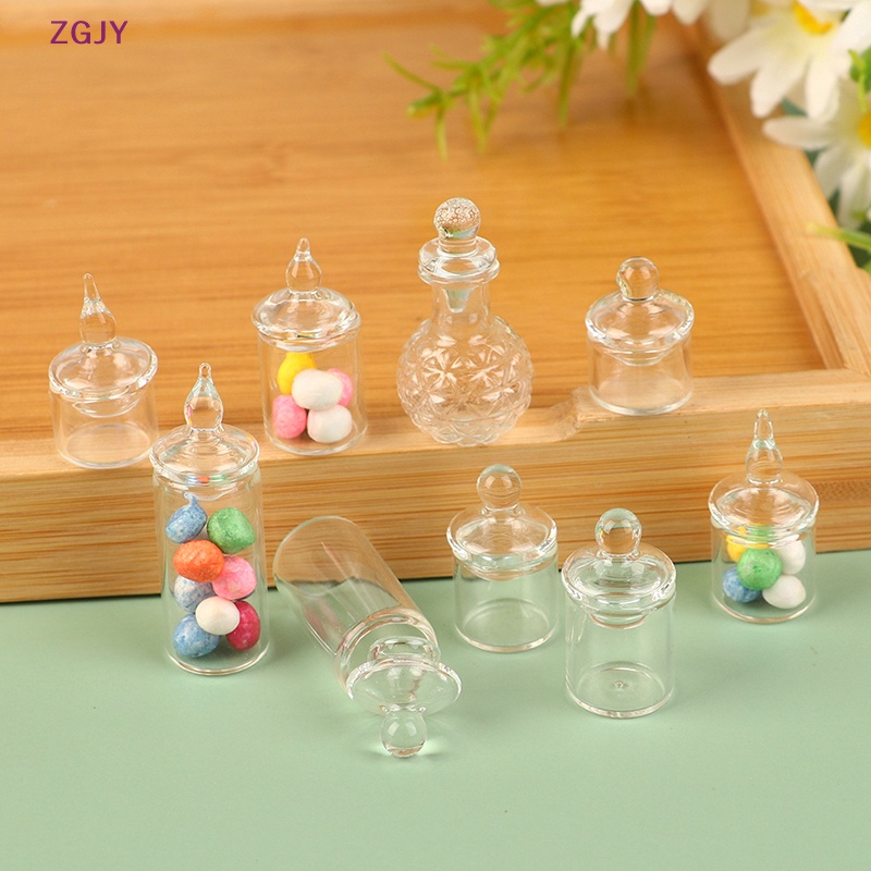 Hũ Thủy Tinh Đựng Hạt Kẹo 1: 12 Trang Trí Nhà Búp Bê Mới