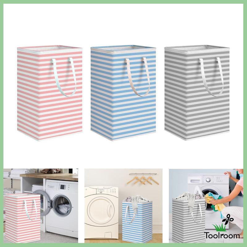 Hộp Đựng Đồ Giặt / Đồ Chơi Có Tay Cầm Dễ Dàng Mang Theo Cho Phòng Ngủ