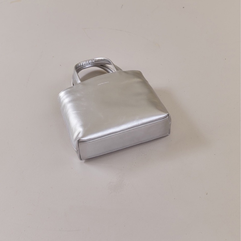 Túi Đeo Chéo Hình Vuông Nhỏ Màu Trơn Có Khóa Kéo Thời Trang Cao Cấp Cho Nữ