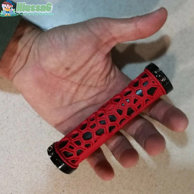 1 Cặp Vỏ Bọc Tay Lái Xe Đạp Leo Núi Bằng Cao Su Chống Sốc Thiết Kế Hai Mặt