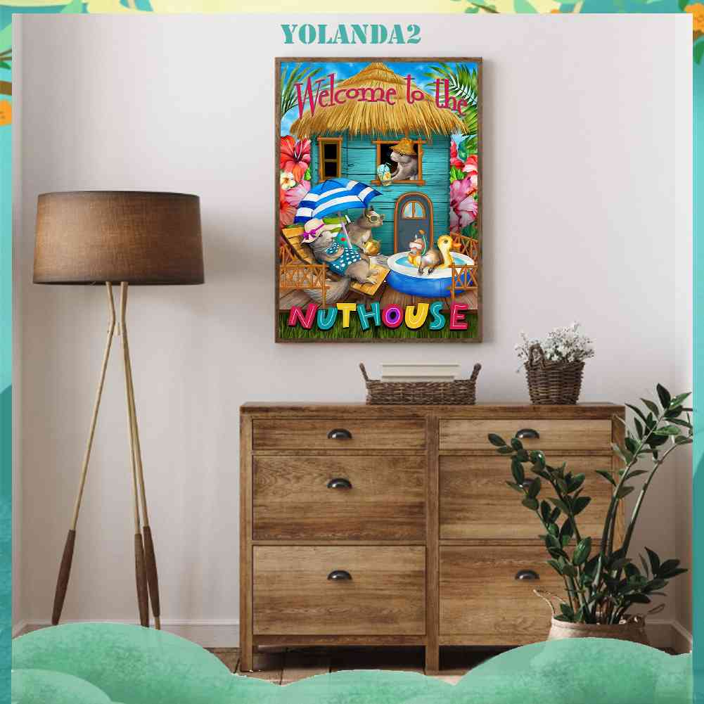 Tranh Đính Đá Kim Cương Toàn Bộ 5D DIY Hình Vẽ Chuột