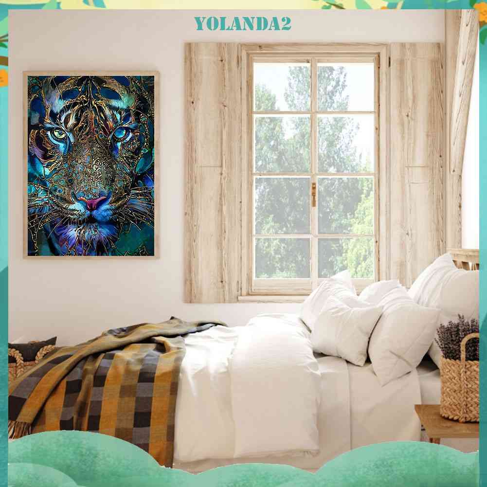 Tranh Đính Đá Kim Cương Toàn Bộ 5D DIY Hình Vẽ Hổ