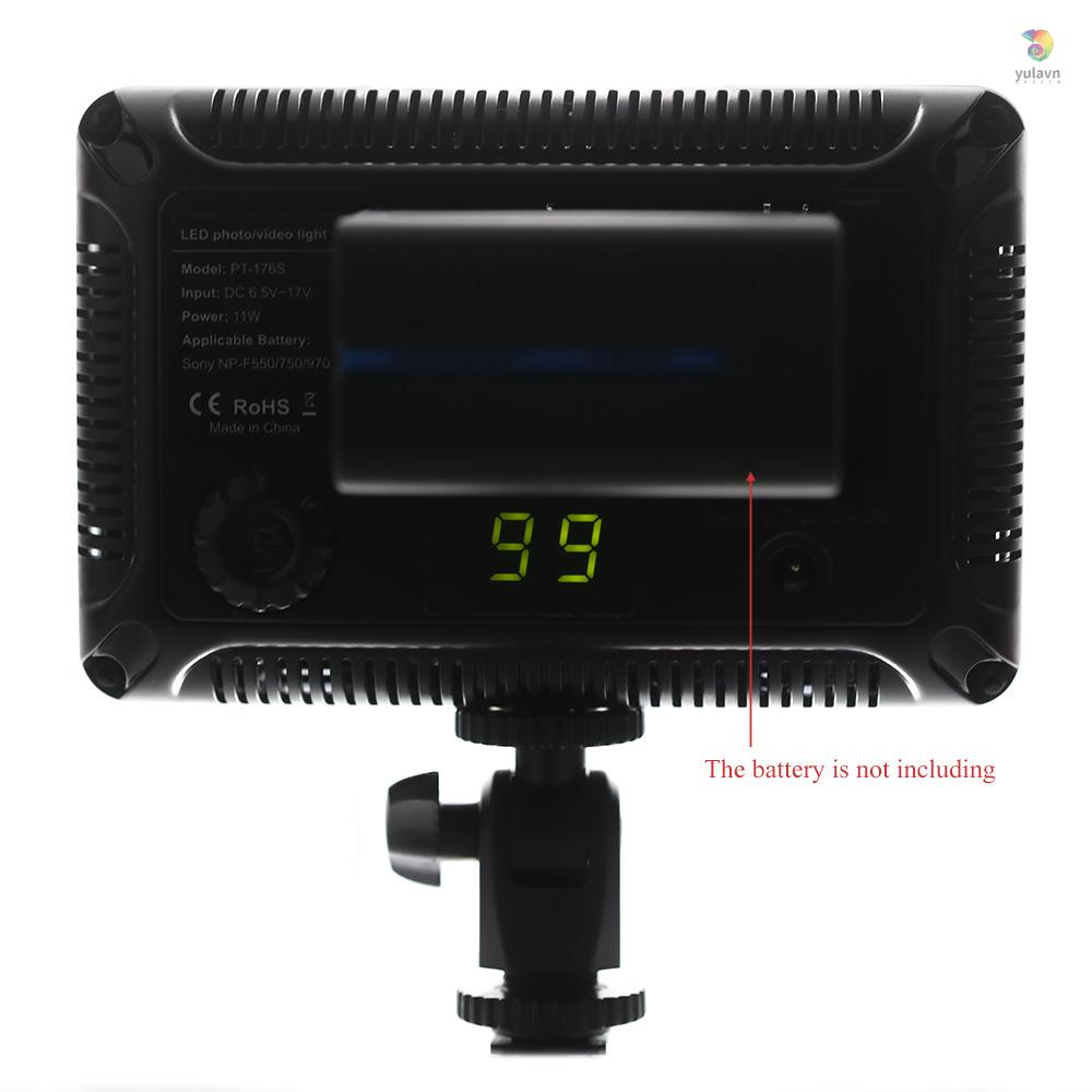 Bảng Đèn Led 176 Bóng 5600K Hỗ Trợ Chụp Ảnh Cho Cannon Pentax Olympus Camcorder DSLR