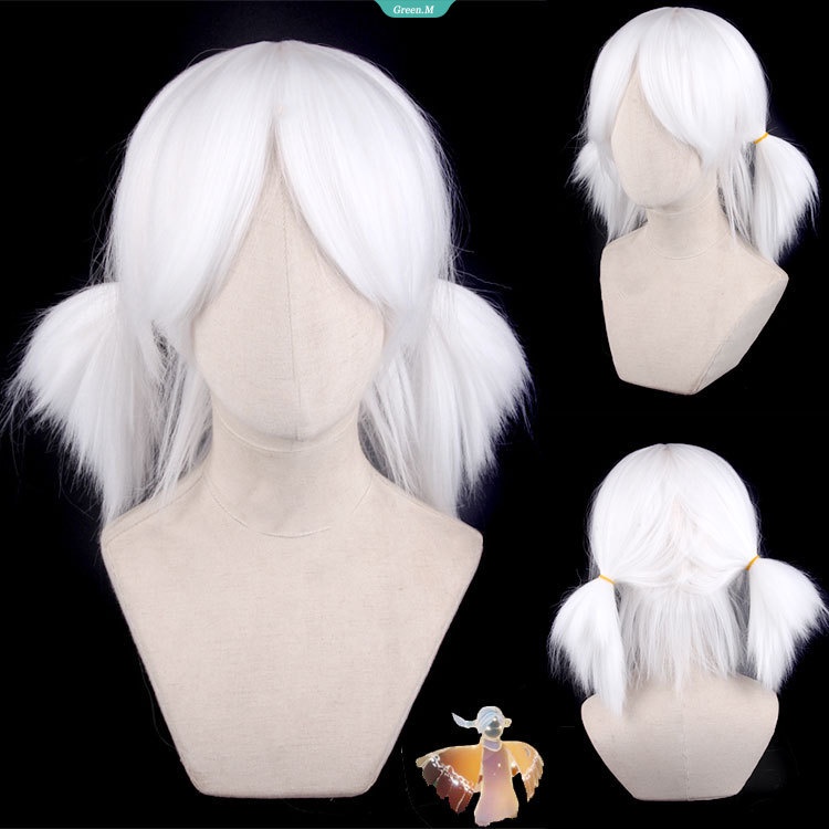 Bộ Tóc Giả Thắt Bím Đôi Hóa Trang Nhân Vật Game Sky: Trẻ Em