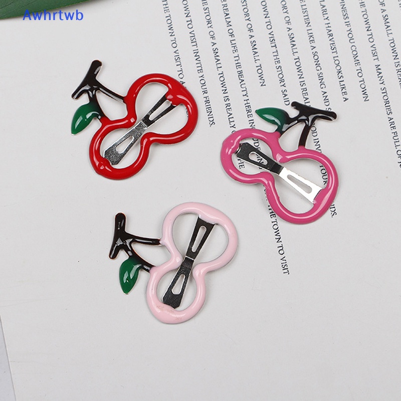 Set 5 Kẹp Tóc Hình Trái Dâu Ngọt Ngào Cho Nữ Mới