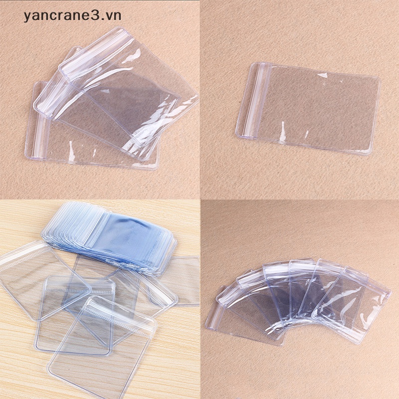 Set 100 Túi Đựng Tiền Xu Bằng Nhựa PVC Trong Suốt Mới yancrane3.vn