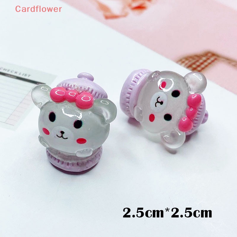 1 Thỏ / Gấu Dạ Quang Trang Trí Phong Cảnh DIY Mới