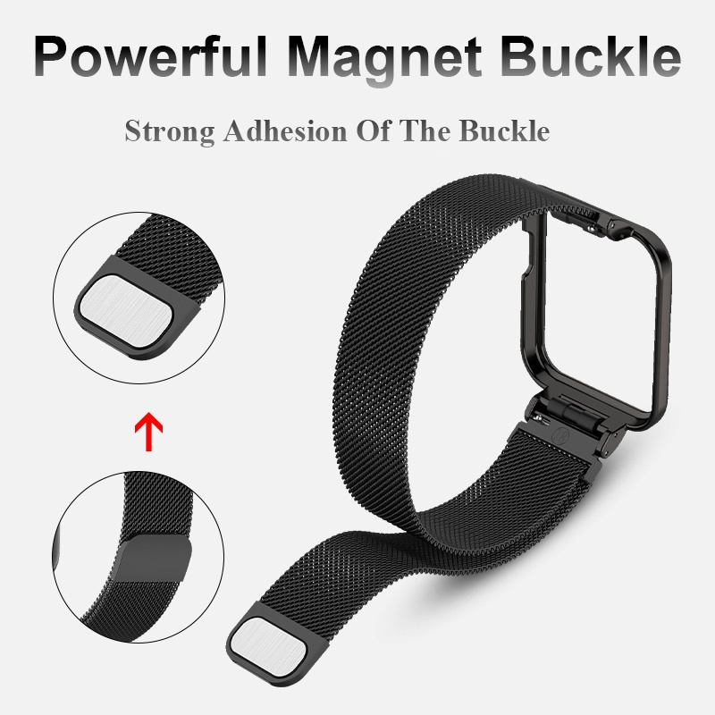 Dây Đeo Thay Thế Chất Liệu Kim Loại Dạng Lưới Thời Trang Cho Redmi Watch3 Mi Watch Lite 3
