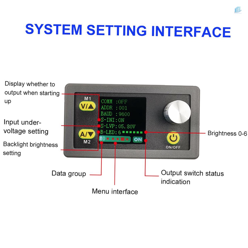 Mô Đun Điều Chỉnh Điện Áp Kỹ Thuật Số 5A 80W DC (s2mwvn) 5A 80W
