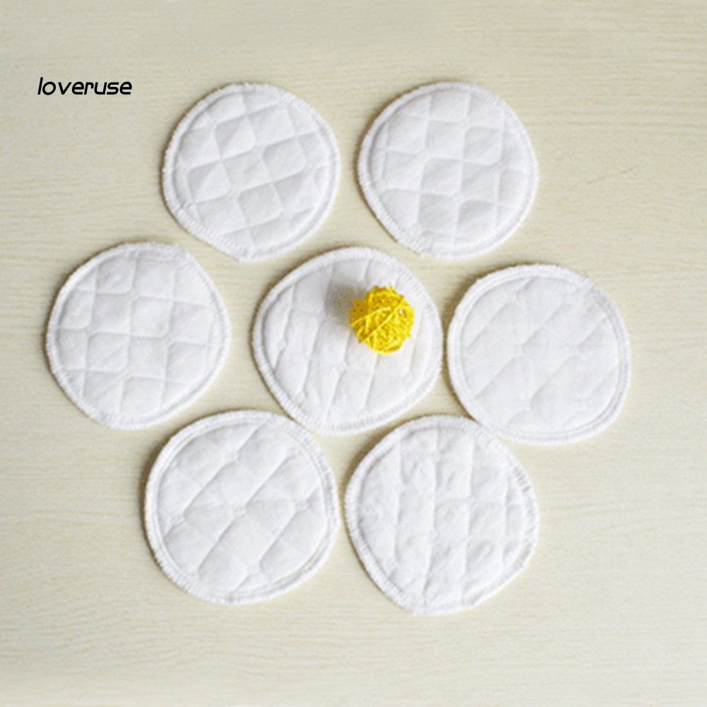 Set 2 Miếng Vải Cotton Hình Tròn Siêu Thấm Hút Thoáng Khí Cho Phụ Nữ Mang Thai