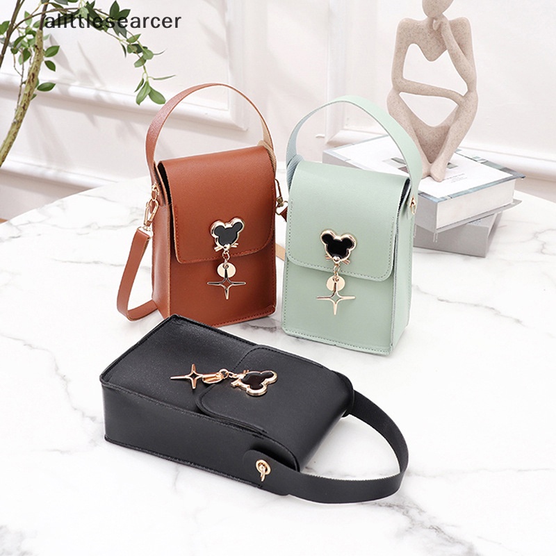 Túi Tote Đeo Chéo Thêu Họa Tiết Hoạt Hình Đính Đá Xinh Xắn Thời Trang Cho Nữ